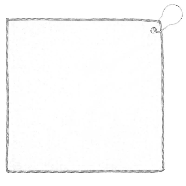 12" x 12" Recycled Golf Towel with Carabiner... from ASI 57956 Graphco line