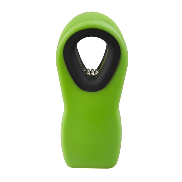 Small bag clip with magnet, black rubber ring, and interior gripper.... from ASI 52840 Evans Manufacturing