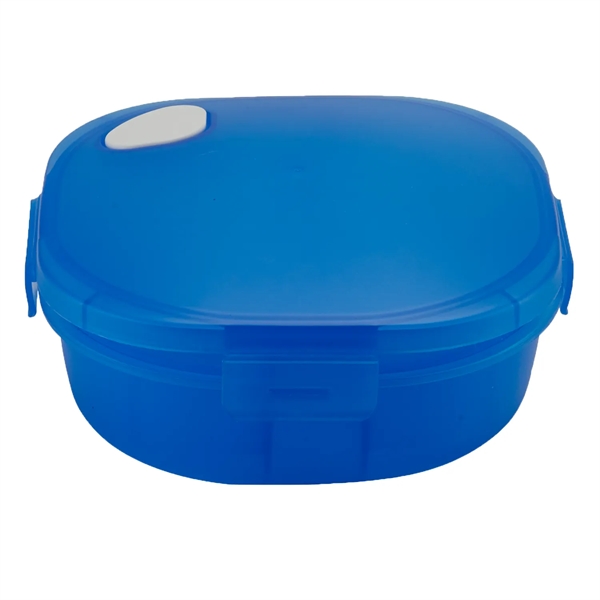 Microwave and dishwasher safe food steamer with vent lid and flip-down... from ASI 52840 Evans Manufacturing