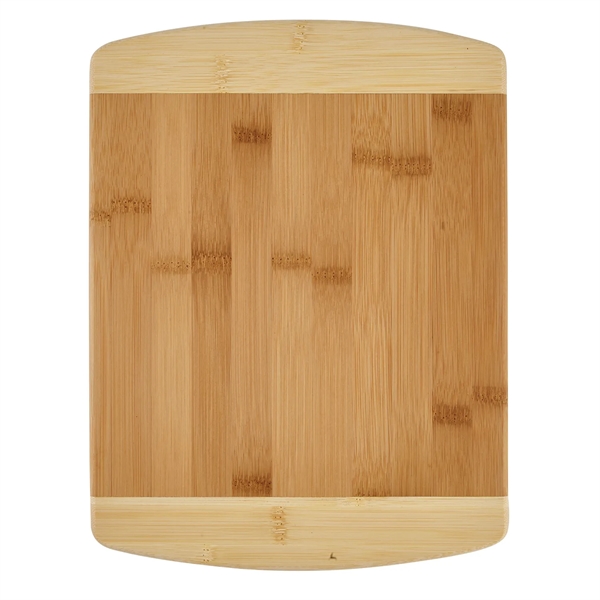 Eco-friendly bamboo cutting board is perfect size for charcuterie use.... from ASI 52840 Evans Manufacturing