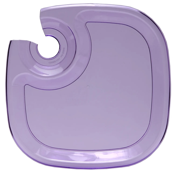 Wine and Snack Tray comes with drink holder for stemmed glasses,... from ASI 52840 Evans Manufacturing