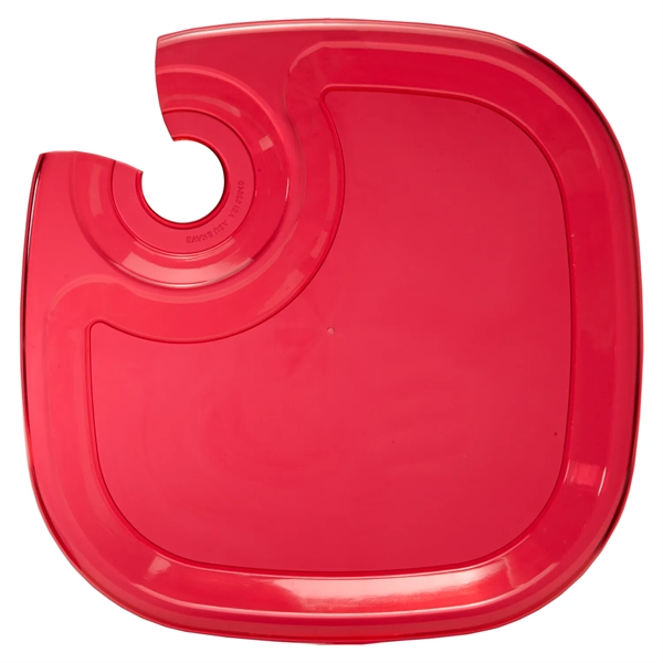 Wine and Snack Tray comes with drink holder for stemmed glasses,... from ASI 52840 Evans Manufacturing