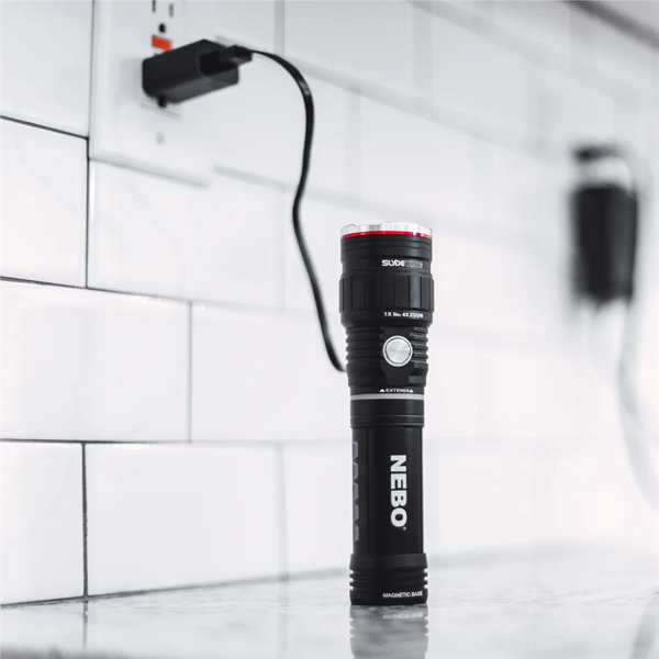 The NEBO SLYDE™ KING Amazing Rechargeable Work Light and Flashlight at... from ASI 46170 Compass Industries Inc