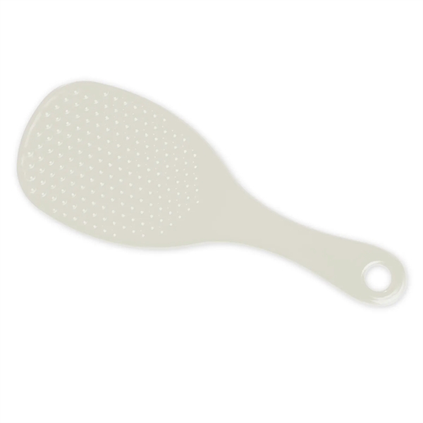 Translucent colored rice paddle kitchen tool with pad printed graphics.... from ASI 52840 Evans Manufacturing