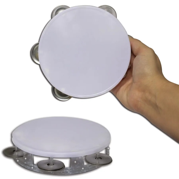 5.5" plastic glitter tambourines... from ASI 42016 Brighter Promotions Inc / Chemical Light™