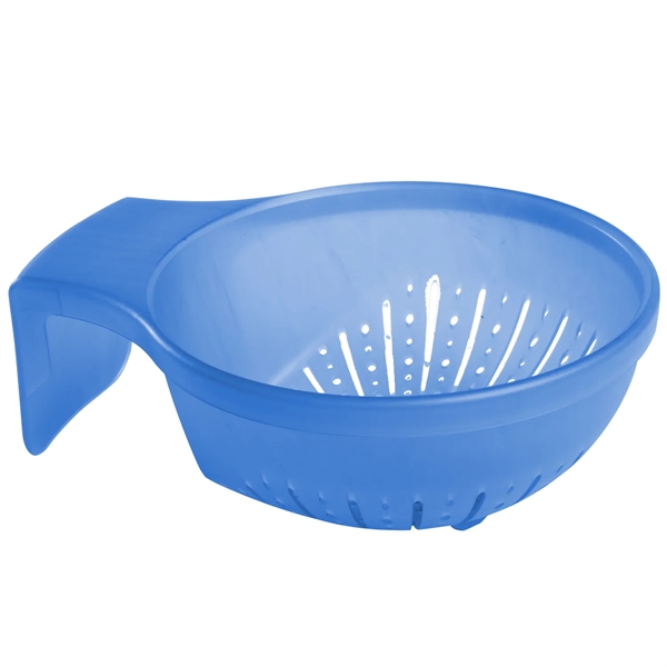 Over-the-sink strainer attaches to a center divide of a double basin... from ASI 52840 Evans Manufacturing