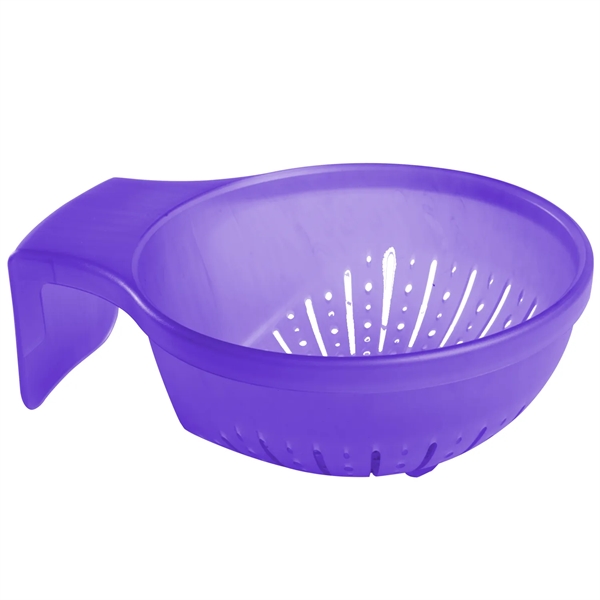 Over-the-sink strainer attaches to a center divide of a double basin... from ASI 52840 Evans Manufacturing