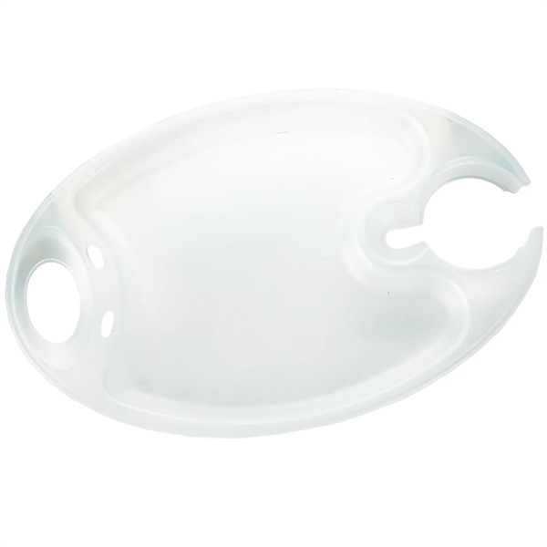 Party plate with 12 oz. can, wine glass holder designed for... from ASI 52840 Evans Manufacturing