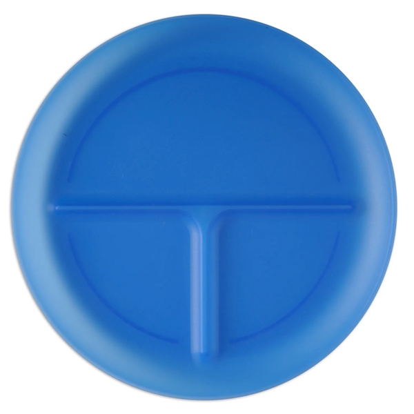 Durable Food Grade Polypropylene plate with three compartments.... from ASI 52840 Evans Manufacturing