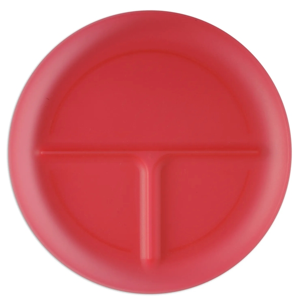 Durable Food Grade Polypropylene plate with three compartments.... from ASI 52840 Evans Manufacturing