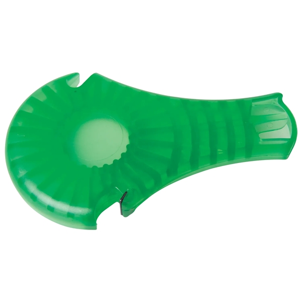 Multitask bottle and can opener with 4-in-1 design.... from ASI 52840 Evans Manufacturing