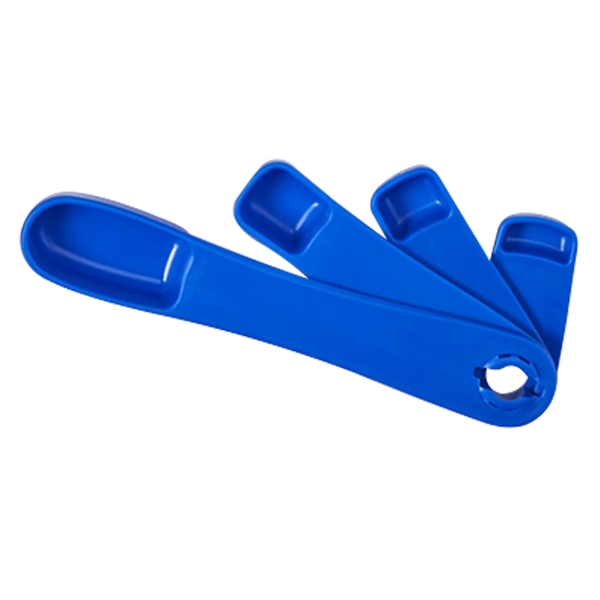 Measuring spoon set with 1/4, 1/2, 1 tsp and 1 tbsp... from ASI 52840 Evans Manufacturing