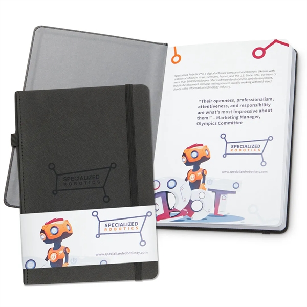 Eccolo® Memphis Journal w/Elastic Pen Loop - (M)... from ASI 84592 St Regis Group