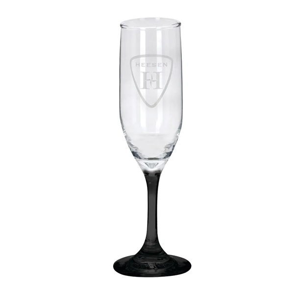 6.25 oz. glass champagne flute with sturdy base, long stem and... from ASI 88060 Snugz/USA Inc