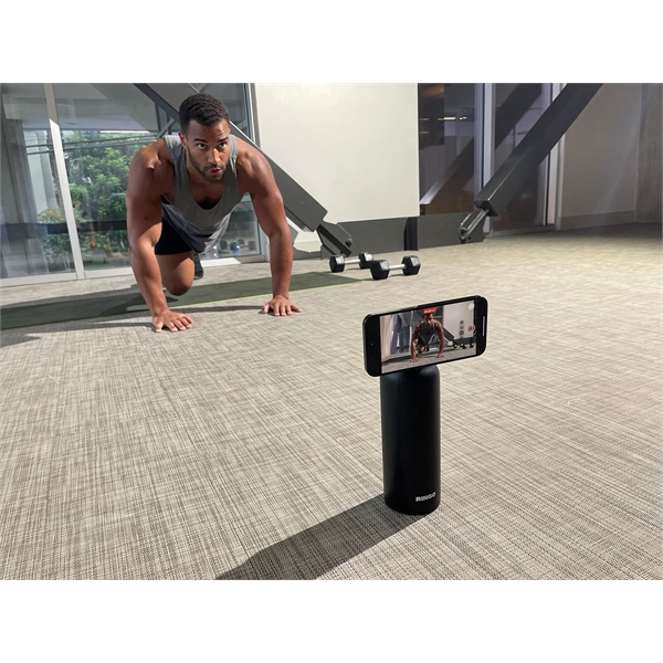 Magnetic insulated water bottle, phone stand and tripod all in one.... from ASI 38120 Ball Pro / Diversified Quality Kitchenware