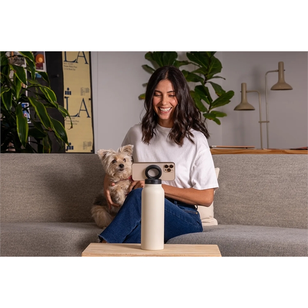 Magnetic insulated water bottle, phone stand and tripod all in one.... from ASI 38120 Ball Pro / Diversified Quality Kitchenware