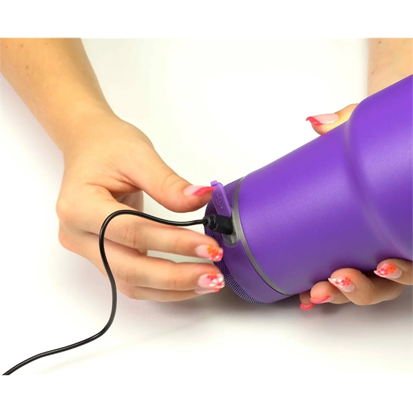 Vibe tumbler with a detachable Bluetooth speaker and dancing LED lights... from ASI 38120 Ball Pro / Diversified Quality Kitchenware