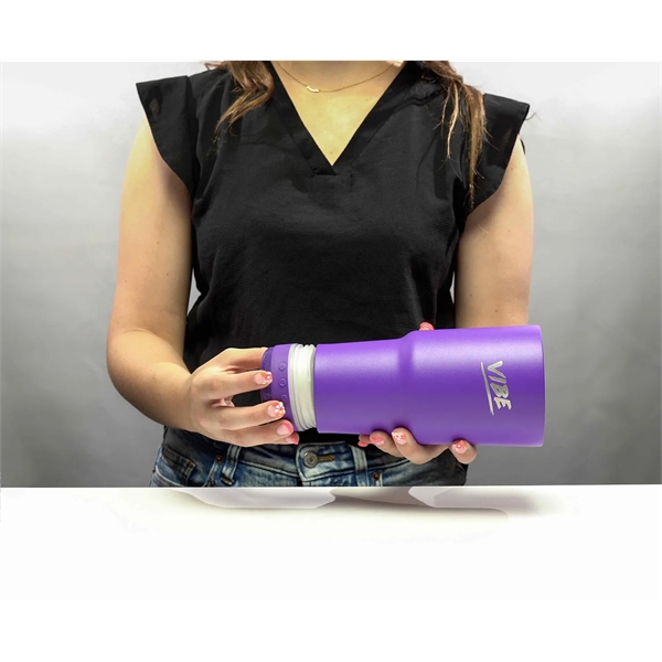 Vibe tumbler with detachable Bluetooth speaker and dancing LED lights... from ASI 38120 Ball Pro / Diversified Quality Kitchenware / Diversified Quality Kitchenware By Ball Pro