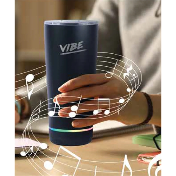 Vibe tumbler with a detachable Bluetooth speaker and dancing LED lights... from ASI 38120 Ball Pro / Diversified Quality Kitchenware