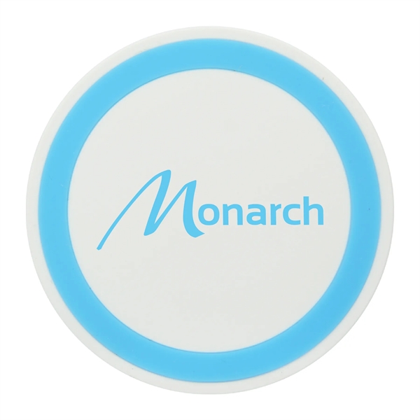 2.75" x 2.75" x .50" Puck wireless charging pad for Qi-compatible... from ASI 39820 Opusline (Benmex) / Opus Line