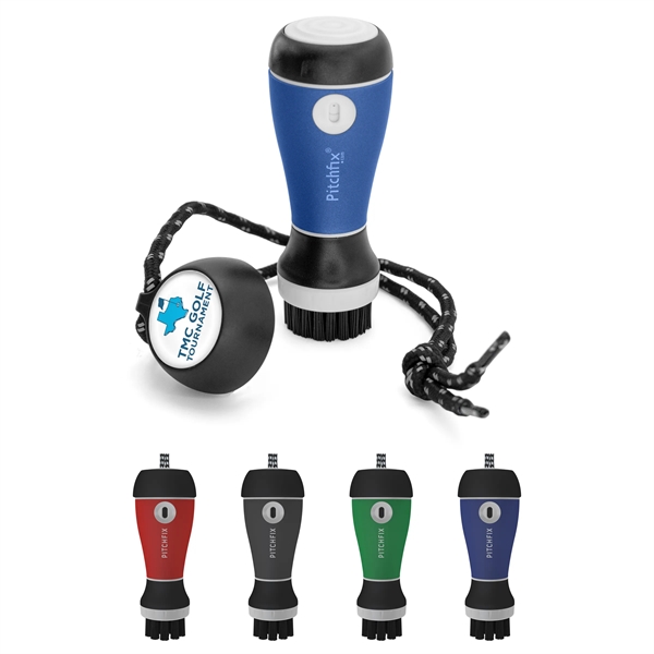 Golf cleaning tool with water spray and hanging cord.... from ASI 52263 EMT