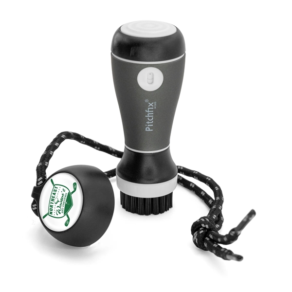 Golf cleaning tool with water spray and hanging cord.... from ASI 52263 EMT
