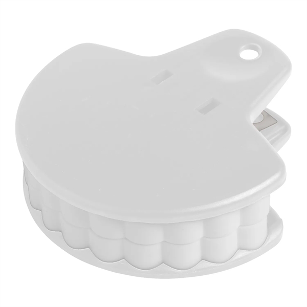 Teeth shaped utility clip, to hold papers, recipes, and tightly seal... from ASI 52840 Evans Manufacturing