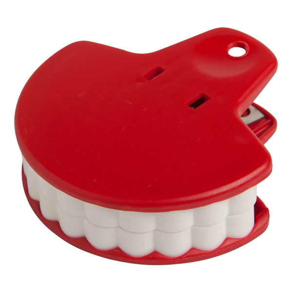 Teeth shaped utility clip, to hold papers, recipes, and tightly seal... from ASI 52840 Evans Manufacturing