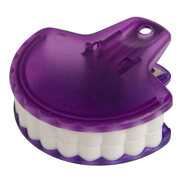 Teeth shaped utility clip, to hold papers, recipes, and tightly seal... from ASI 52840 Evans Manufacturing