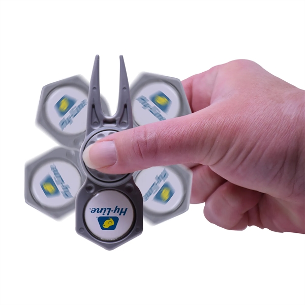 Golf divot tool, golf ball marker and fidget spinner combo... from ASI 38120 Ball Pro / Diversified Quality Kitchenware