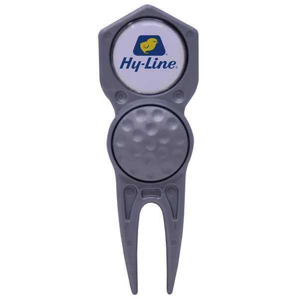 Golf divot tool, golf ball marker and fidget spinner combo... from ASI 38120 Ball Pro / Diversified Quality Kitchenware
