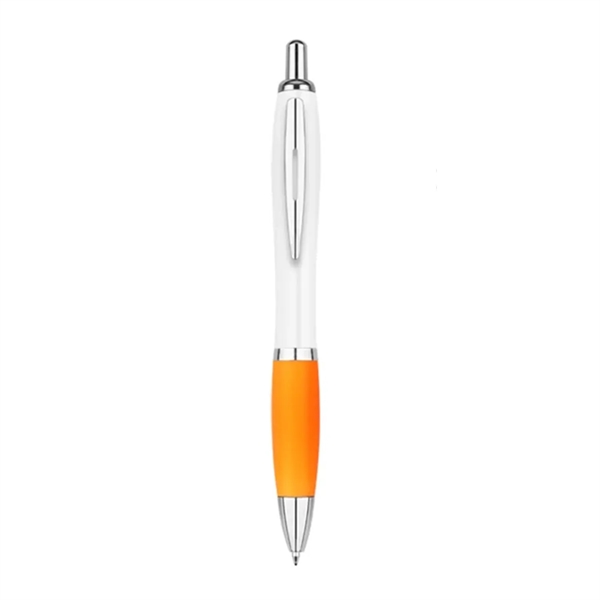 Curvy ballpoint pen plus 1 color pad imprint on 1 location... from ASI 37218 Athena Promo (tm)
