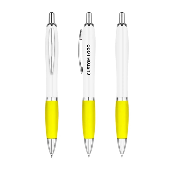 Curvy ballpoint pen plus 1 color pad imprint on 1 location... from ASI 37218 Athena Promo (tm)
