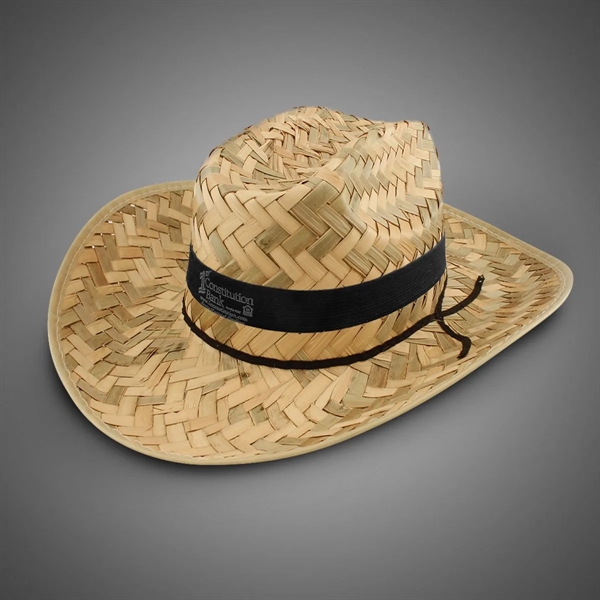 Adult sized western barn hat with imprintable band.... from ASI 42016 Brighter Promotions Inc / Chemical Light™