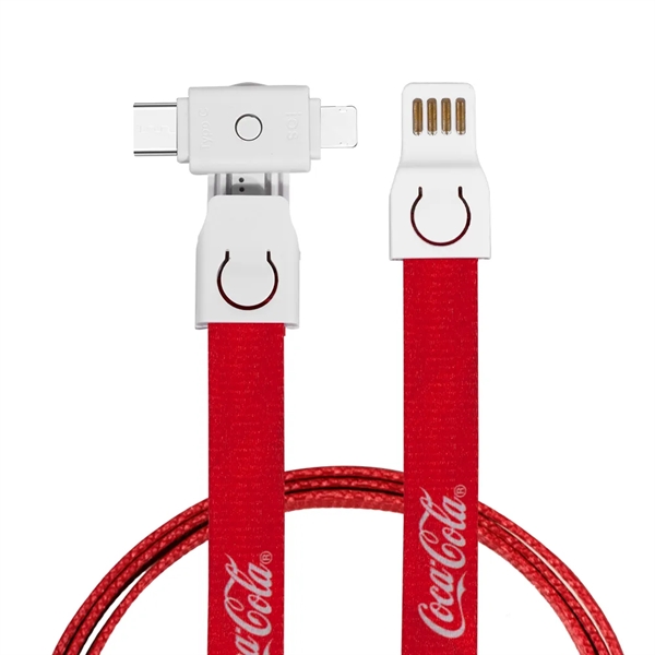 900mm Lanyard, 3 in1 charging cable with USB tip on one... from ASI 90154 Sunjoy Group Inc