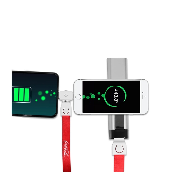 900mm Lanyard, 3 in1 charging cable with USB tip on one... from ASI 90154 Sunjoy Group Inc