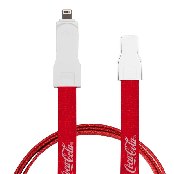 900mm Lanyard, 3 in1 charging cable with USB tip on one... from ASI 90154 Sunjoy Group Inc