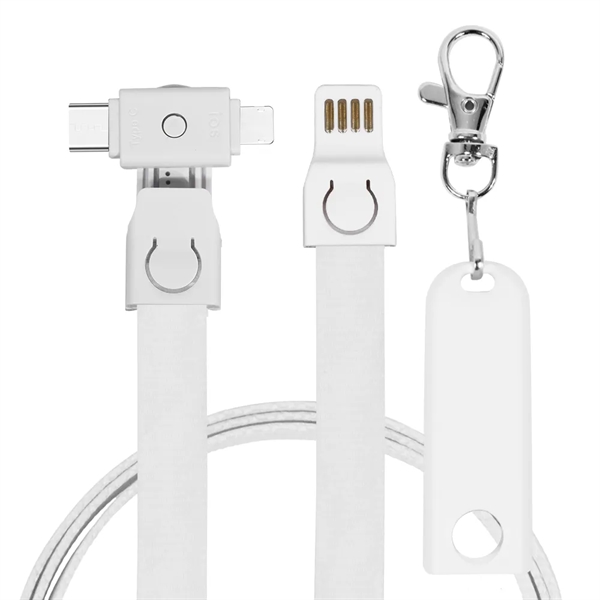 900mm Lanyard, 3 in1 charging cable with USB tip on one... from ASI 90154 Sunjoy Group Inc