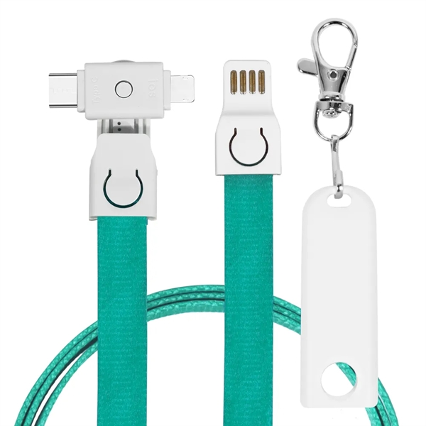 900mm Lanyard, 3 in1 charging cable with USB tip on one... from ASI 90154 Sunjoy Group Inc
