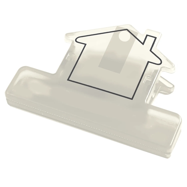 House shaped utility clip that holds food bags closed and document... from ASI 52840 Evans Manufacturing