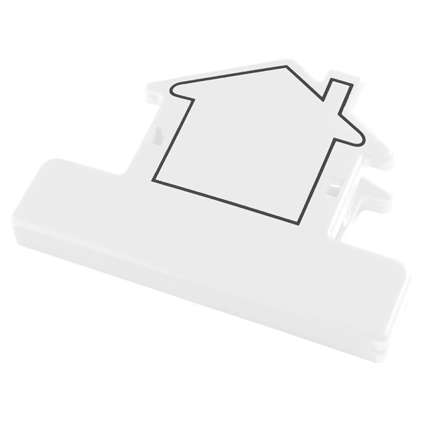 House shaped utility clip that holds food bags closed and document... from ASI 52840 Evans Manufacturing