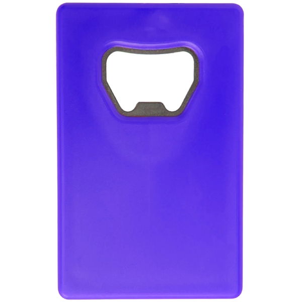 Bottle opener with credit card design.... from ASI 52840 Evans Manufacturing