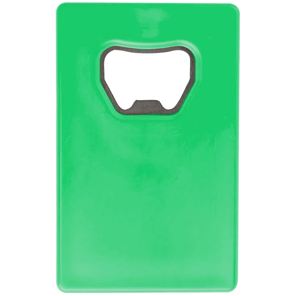 Bottle opener with credit card design.... from ASI 52840 Evans Manufacturing