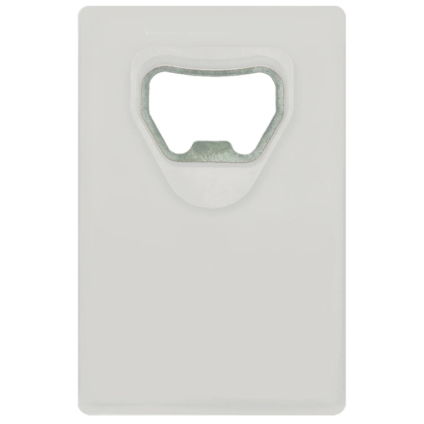 Bottle opener with credit card design.... from ASI 52840 Evans Manufacturing