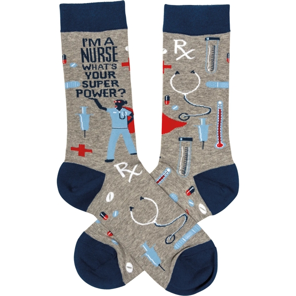 Nurse Theme Socks... from ASI 89971 Stuff A Mug