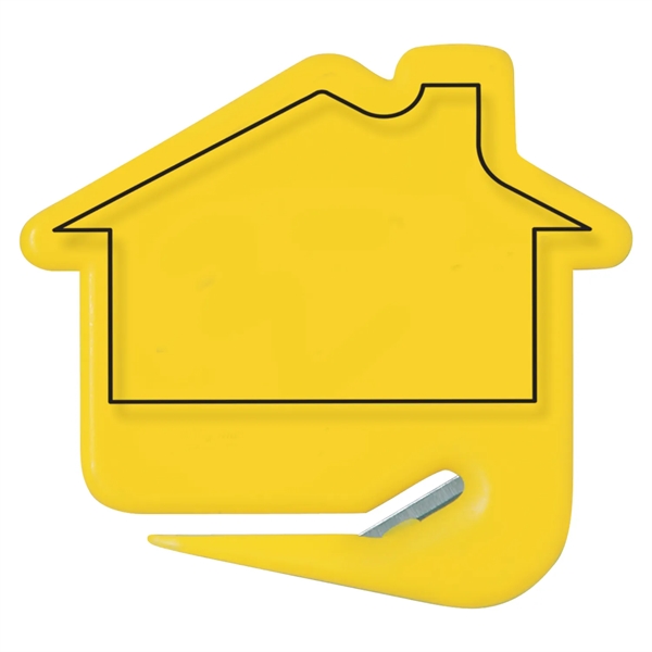 House shaped letter opener with protective steel blade.... from ASI 52840 Evans Manufacturing