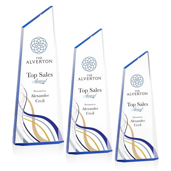 The exquisite Hudson VividPrint™ Award is a tall freestanding award with... from ASI 84592 St Regis Group / St Regis