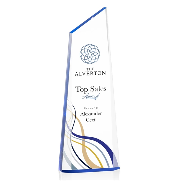 The exquisite Hudson VividPrint™ Award is a tall freestanding award with... from ASI 84592 St Regis Group / St Regis