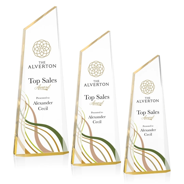 The exquisite Hudson VividPrint™ Award is a tall freestanding award with... from ASI 84592 St Regis Group / St Regis