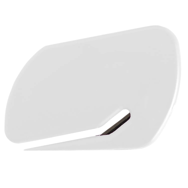 Value letter opener slitter with protective steel blade.... from ASI 52840 Evans Manufacturing